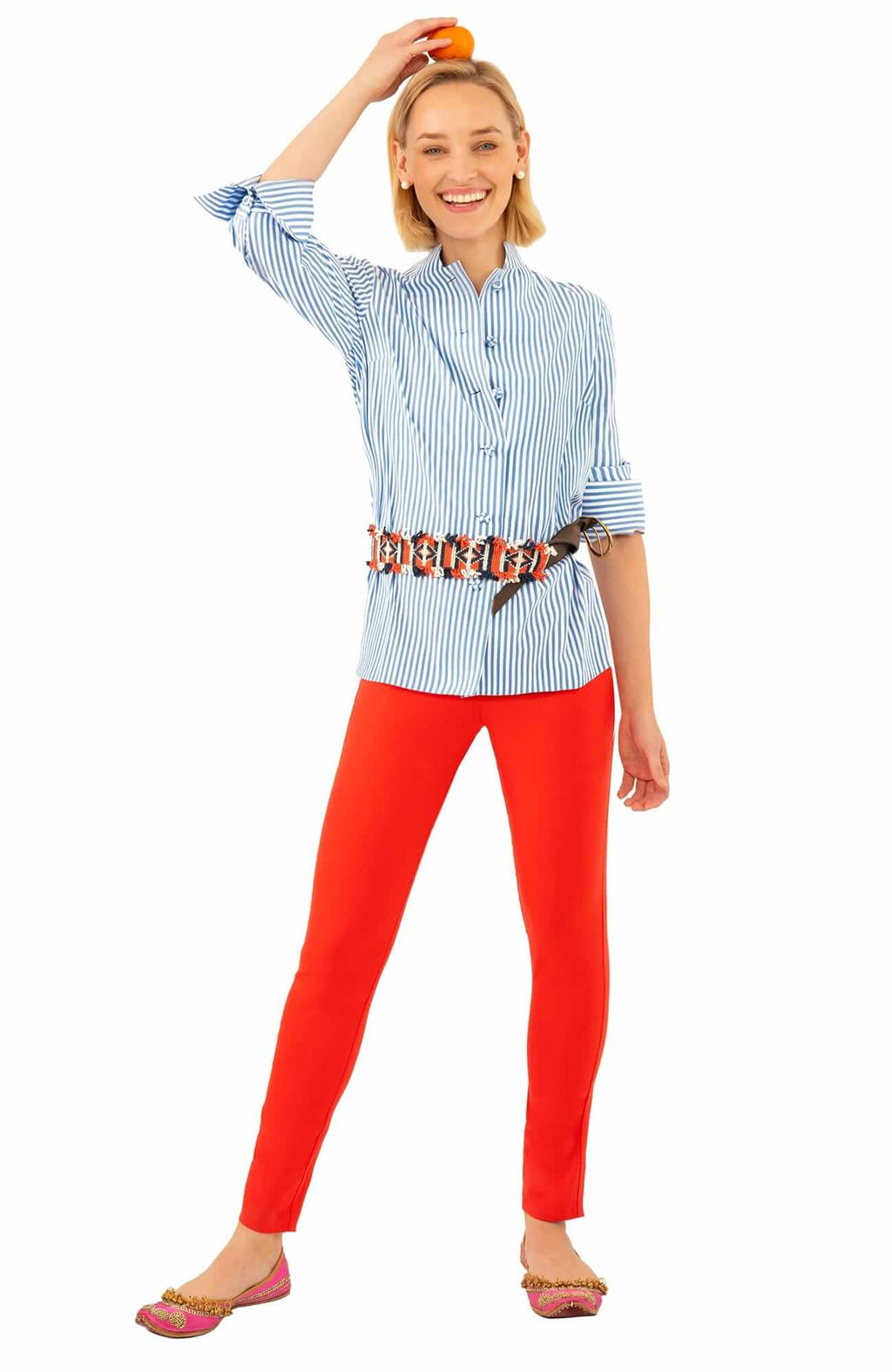 Gretchen Scott Forget Me Knot Top in Periwinkle - Harper Greer