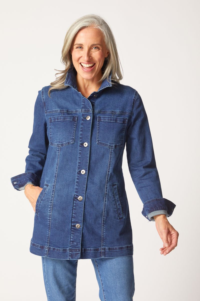 Habitat Stretch Denim Boyfriend Jacket